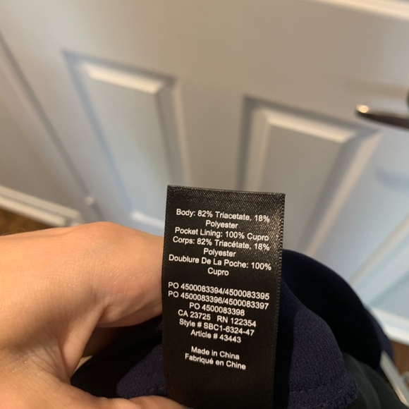 Babaton Conan pant size 8 navy blue - Picture 4 of 8